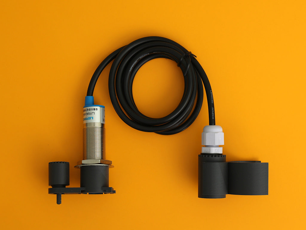 Komplettsystem induktiver Sensor ESPHome mit Wi-Fi für Gaszähler RF1c