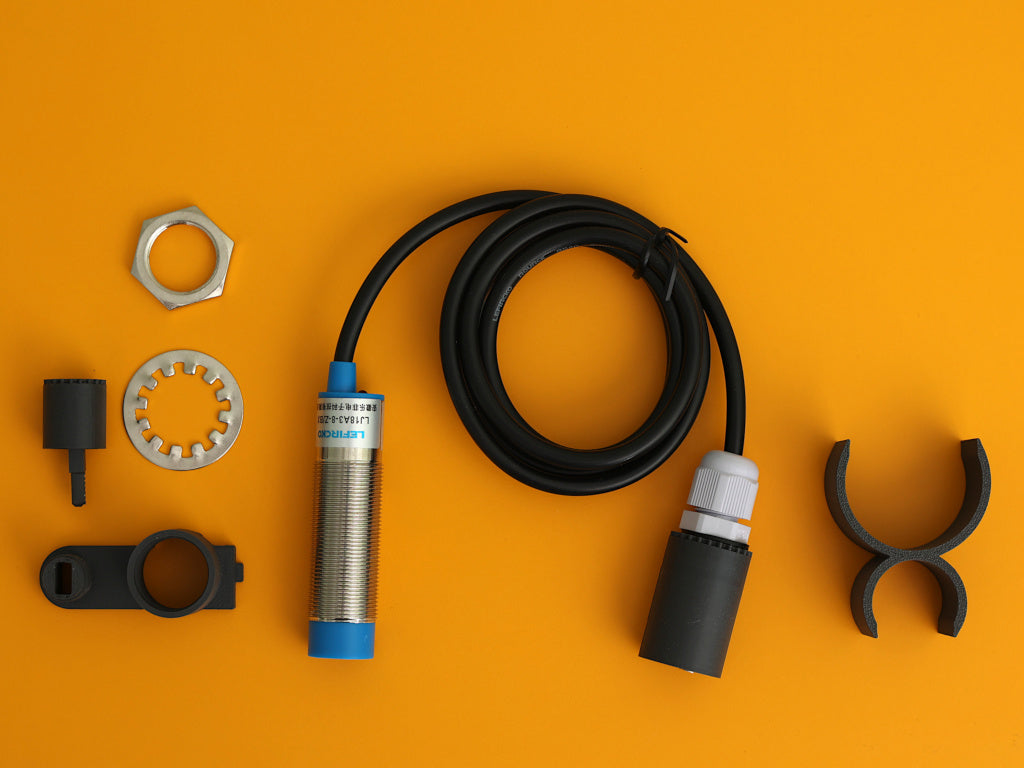 Komplettsystem induktiver Sensor ESPHome mit Wi-Fi für Gaszähler RF1c