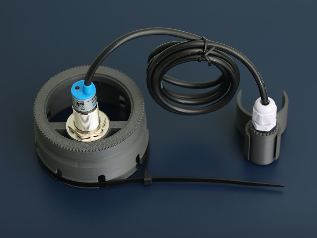 Komplettsystem induktiver Sensor ESPHome mit Wi-Fi für Wasserzähler (Smart Home / Home Assistant)
