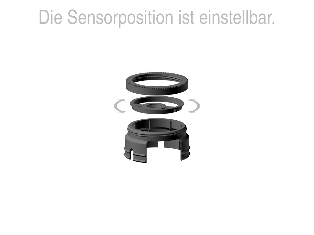 Komplettsystem induktiver Sensor ESPHome mit Wi-Fi für Wasserzähler (Smart Home / Home Assistant)