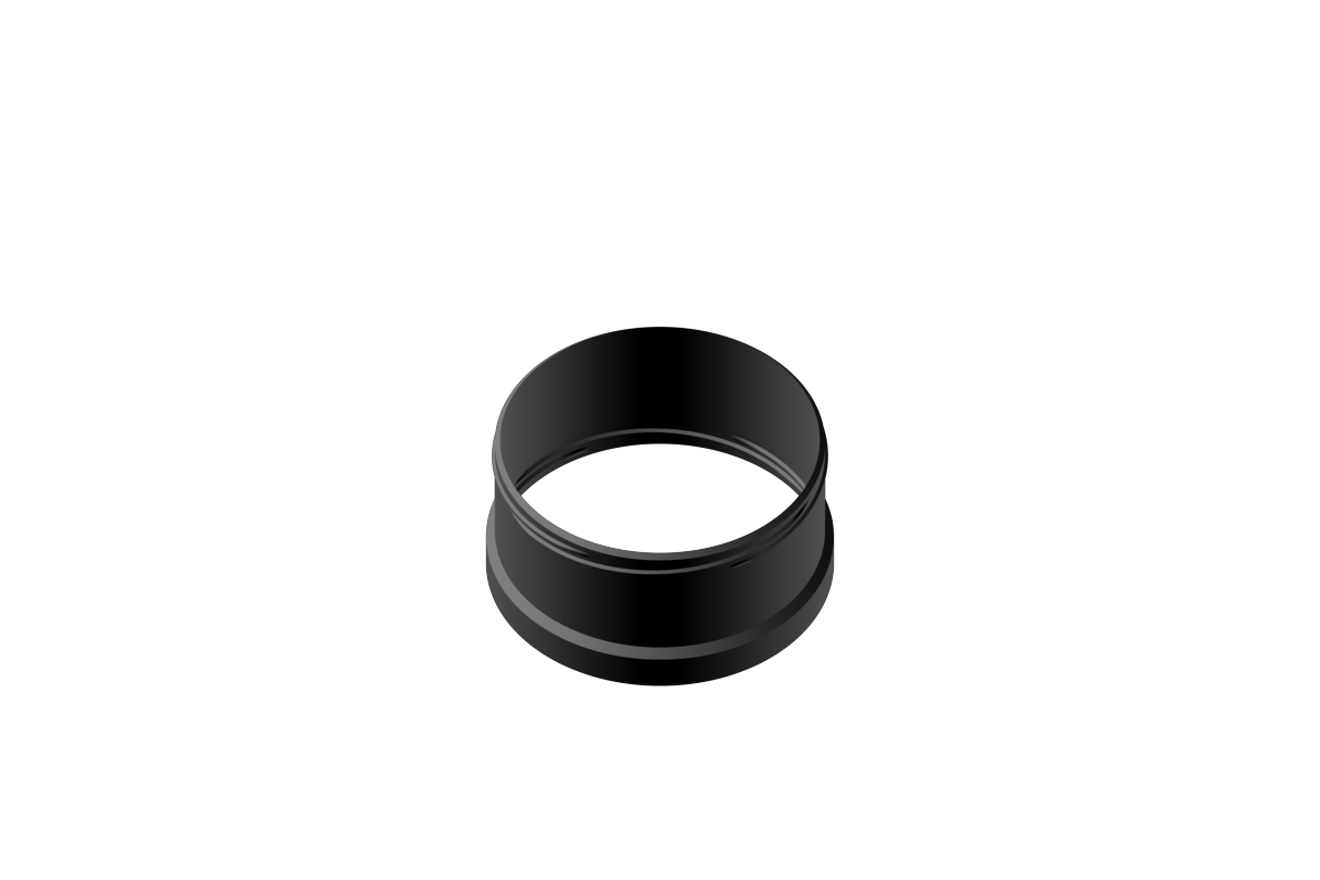 Verlängerungsrohr System 80 mm, Länge 40 mm